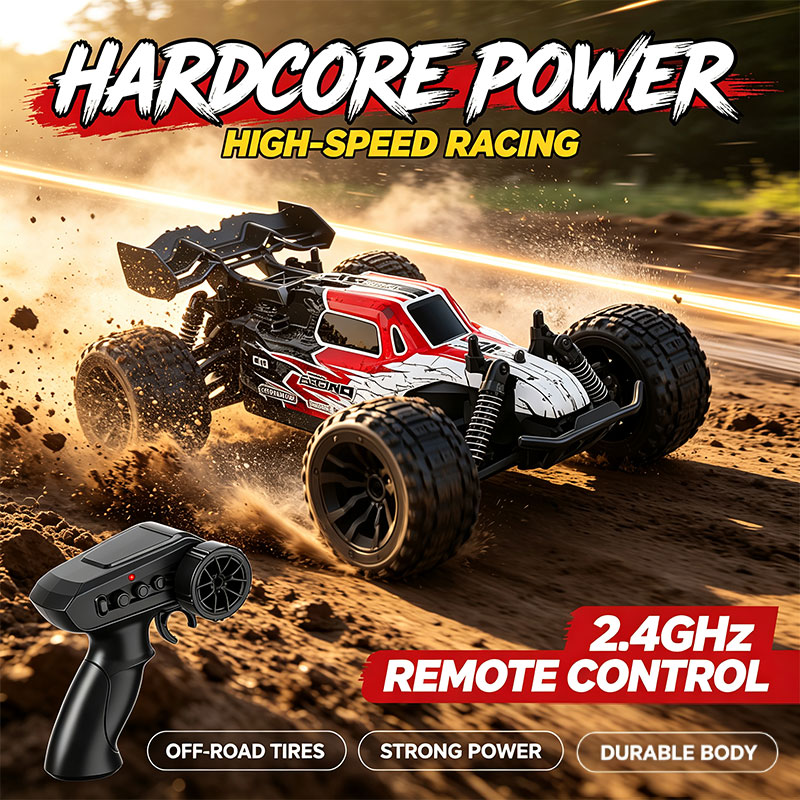 Rc Hobby Grade Monster Truck - Mobil RC Kecepatan Tinggi 20KM/Jam 4WD