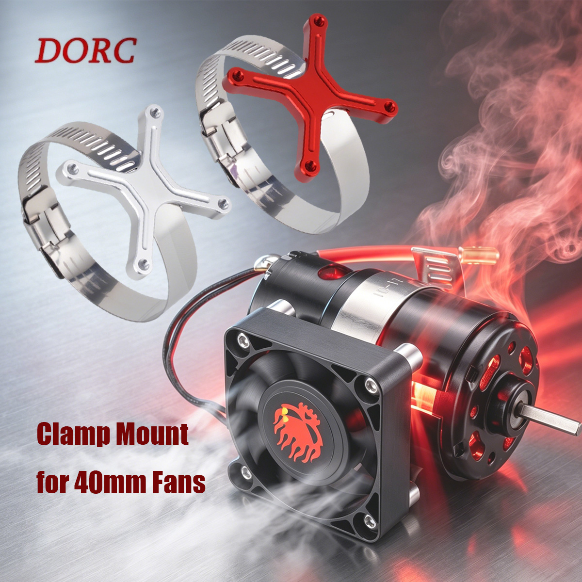 Rc Hobby Racing - Dudukan Kipas Universal yang Dapat Disesuaikan,