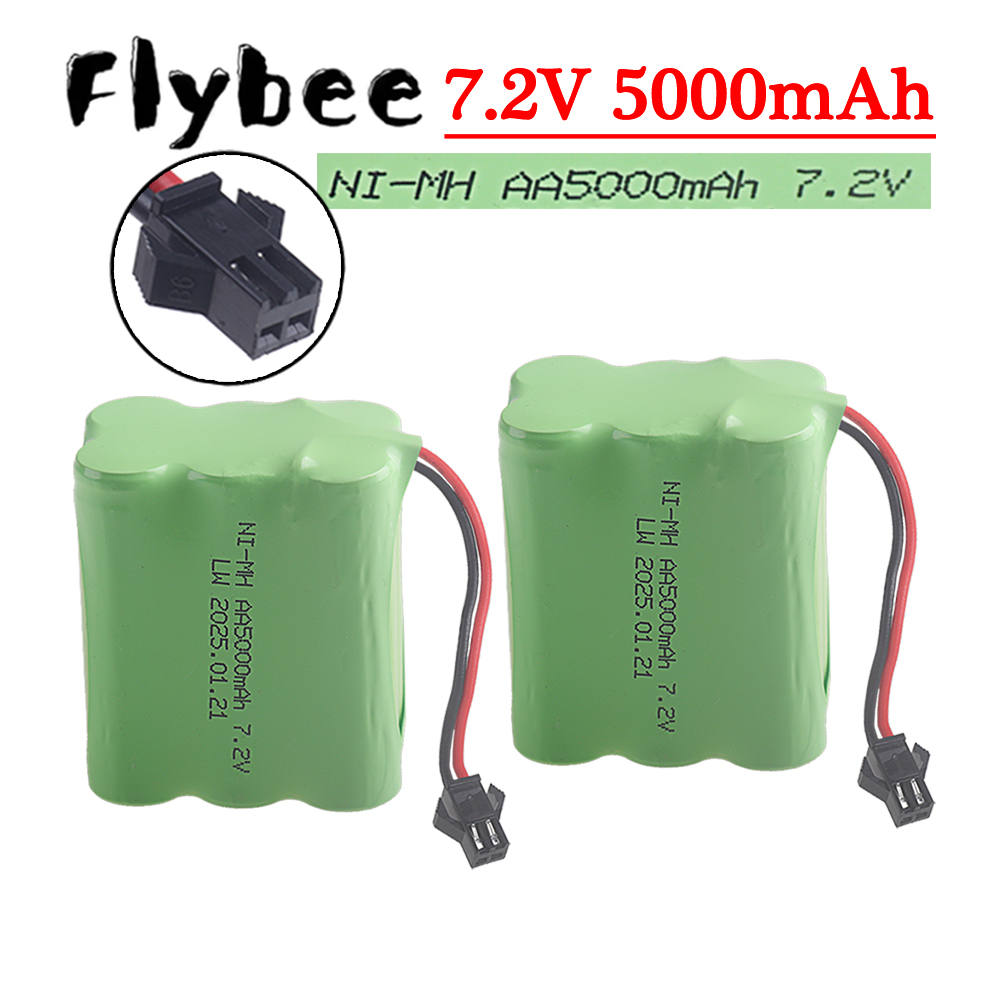 Rc Hobby Hub - (Steker SM-2P) Baterai NiMH 7.2V 5000Mah