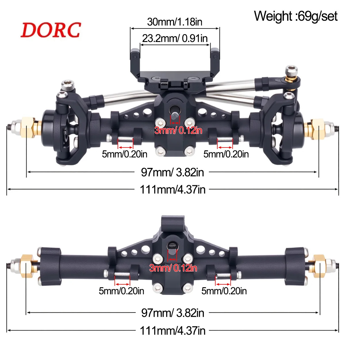 Rc Hobby Racing - 1Set As Roda Plastik dengan Dudukan