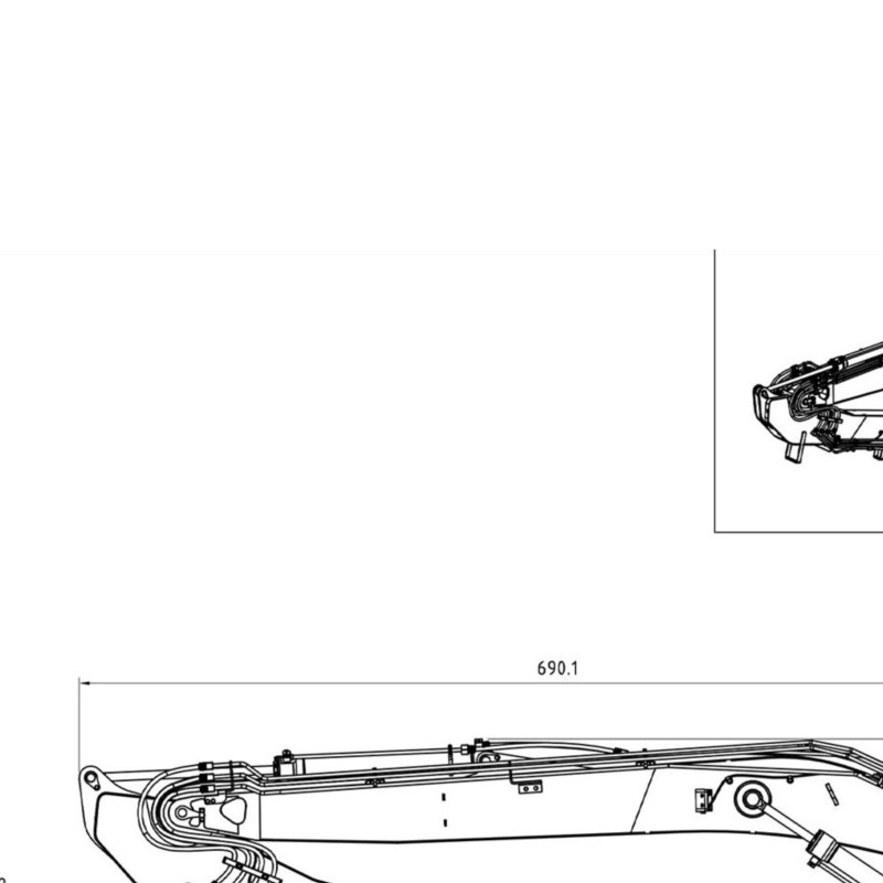Rc Hobby Toucan - 1/14 LESU Lengan Panjang Logam untuk