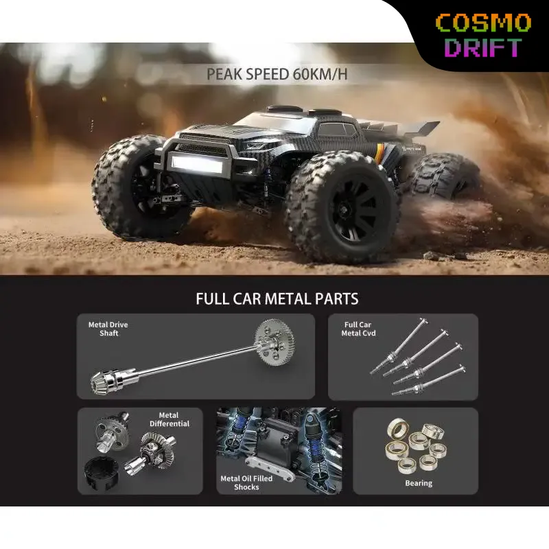 Rc Hobby Track - MJX 12212 1/12 Brushless 4WD RC