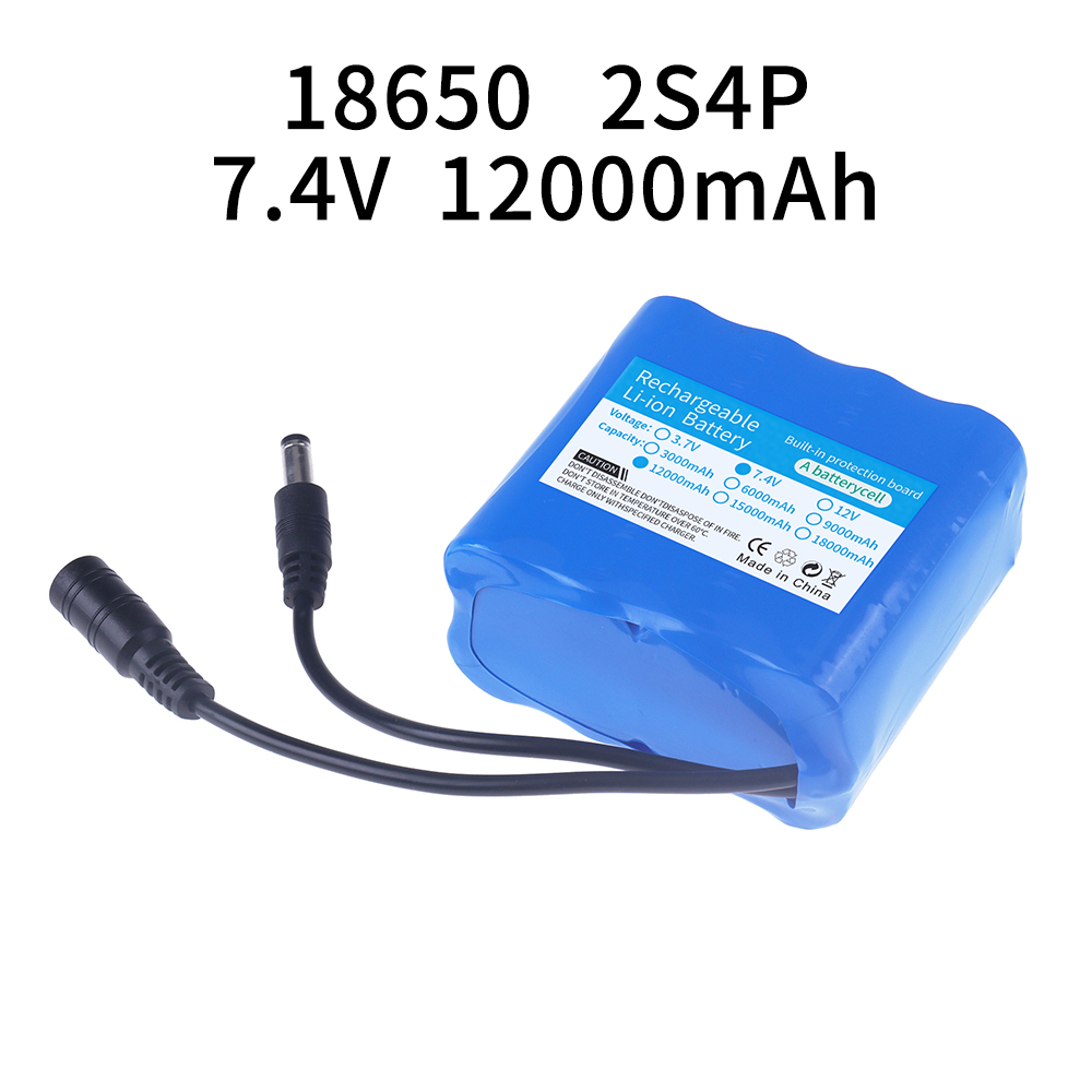 Baterai Lithium 2S4P 18650 7.4 - Rc Hobby Hub ulasan dan harga