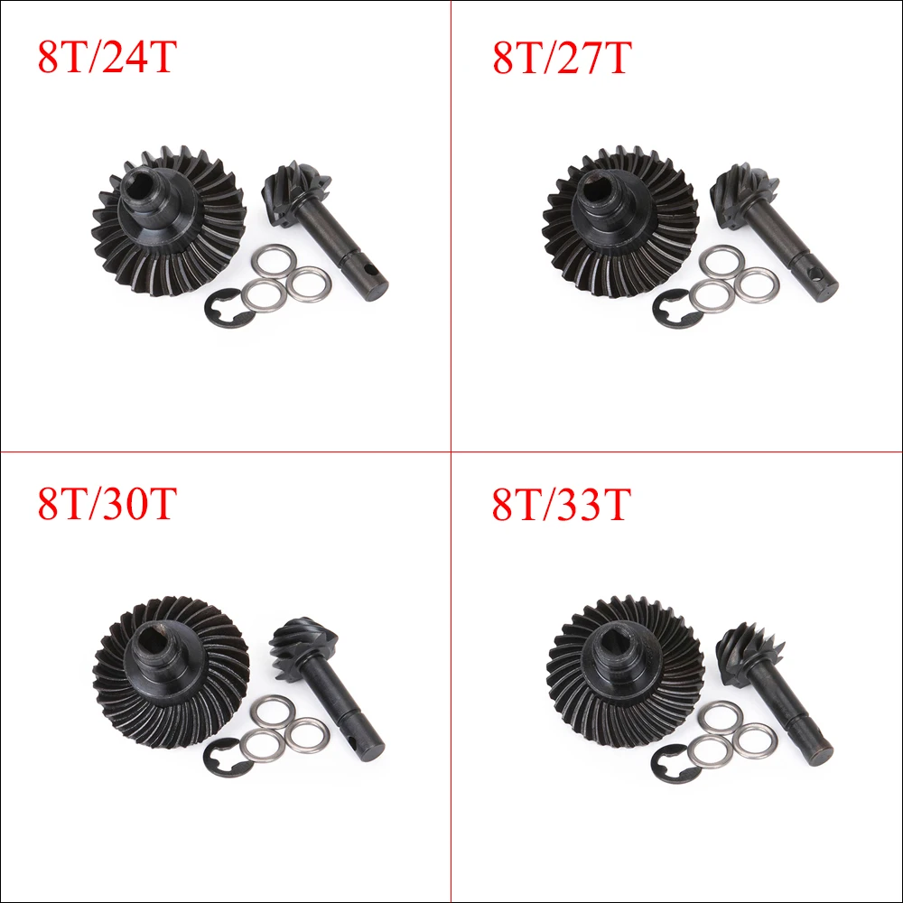 Set Roda Gigi Bevel Logam 8T/2 - Rc Hobby Grade Crawler ulasan dan harga
