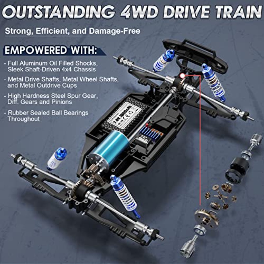 Truk monster RC off-road 4X4 u - Rc Hobby Grade Monster Truck ulasan dan harga