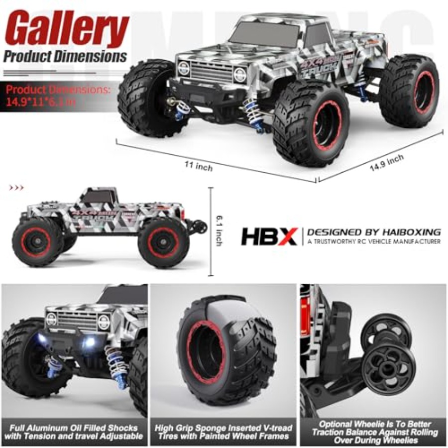 Truk monster RC off-road 4X4 u - Rc Hobby Grade Monster Truck ulasan dan harga