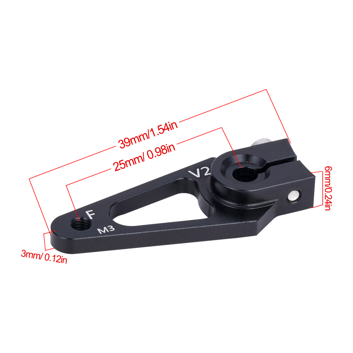 7075 Aluminium 25T Servo Horn  - Rc Hobby Racing ulasan dan harga
