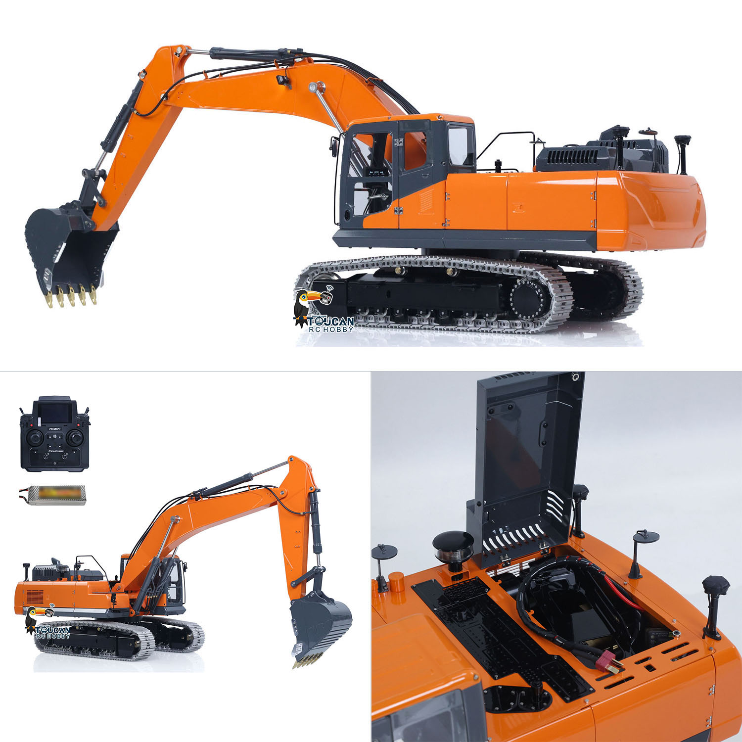 DX350LC LESU 1/14 RC Excavator - Rc Hobby Toucan ulasan dan harga