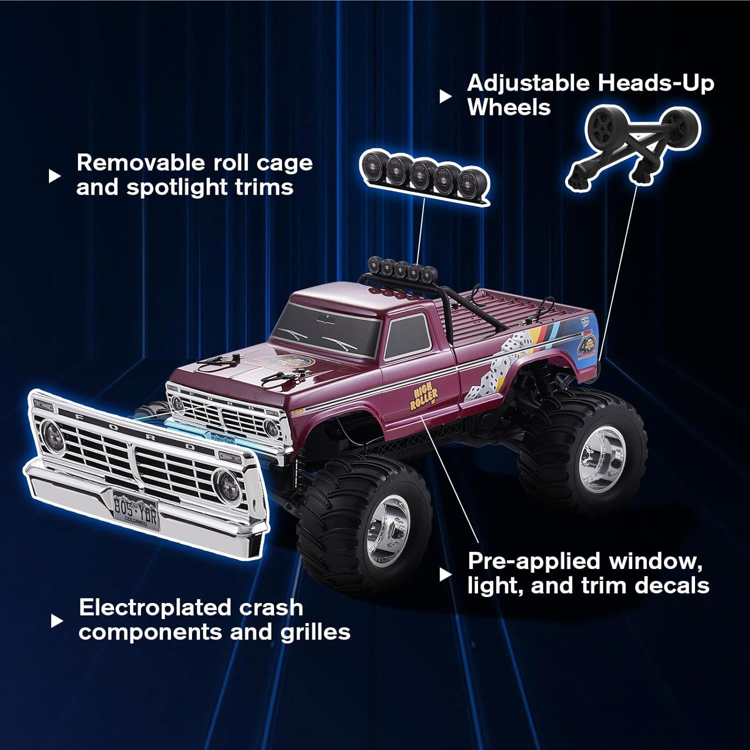 Truk Monster RC Ford F-100 Ska - Rc Hobby Grade Monster Truck ulasan dan harga