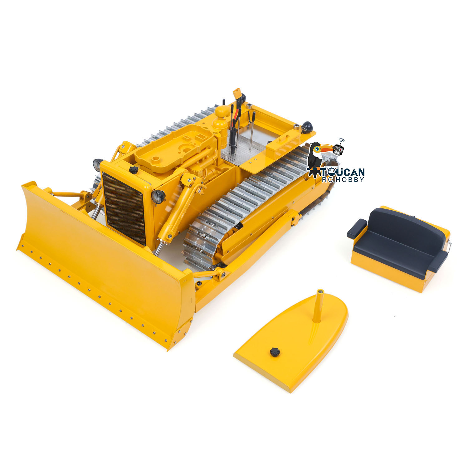 1/14 D7 Bulldozer RC Hidrolik  - Rc Hobby Toucan ulasan dan harga