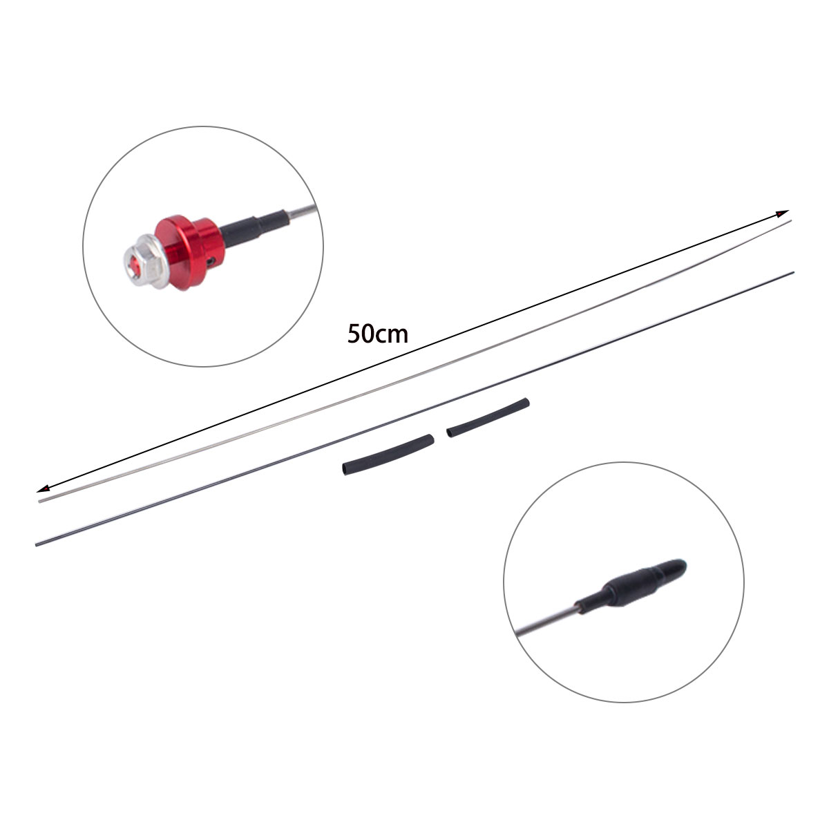 50cm antena simulasi logam dap - Rc Hobby Racing ulasan dan harga