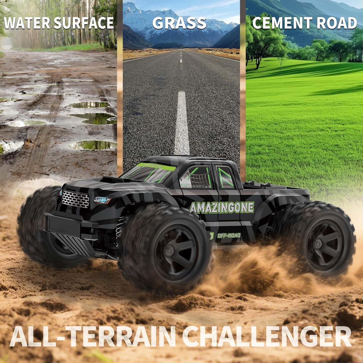 JT18W Skala 1/18 Kecepatan Tin - Rc Hobby Grade Monster Truck ulasan dan harga